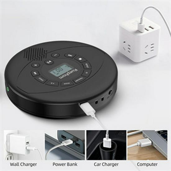 Портативный Bluetooth CD-плеер для дома, с функцией повтора, для раннего образования и воспроизведением MP3
