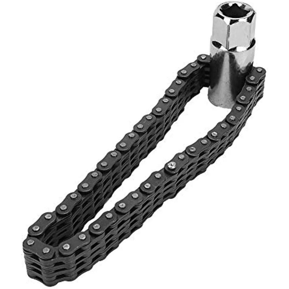 44/52 Зубца Ключ для масляного фильтра двигателя Тип двойной цепи Трещотка Цепной ключ Мотоцикл