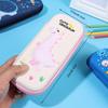 Gift for School Kids Stress Relief Squeeze Toy Push Bubble 3D Pencil Case Fidget Toys Cartoon