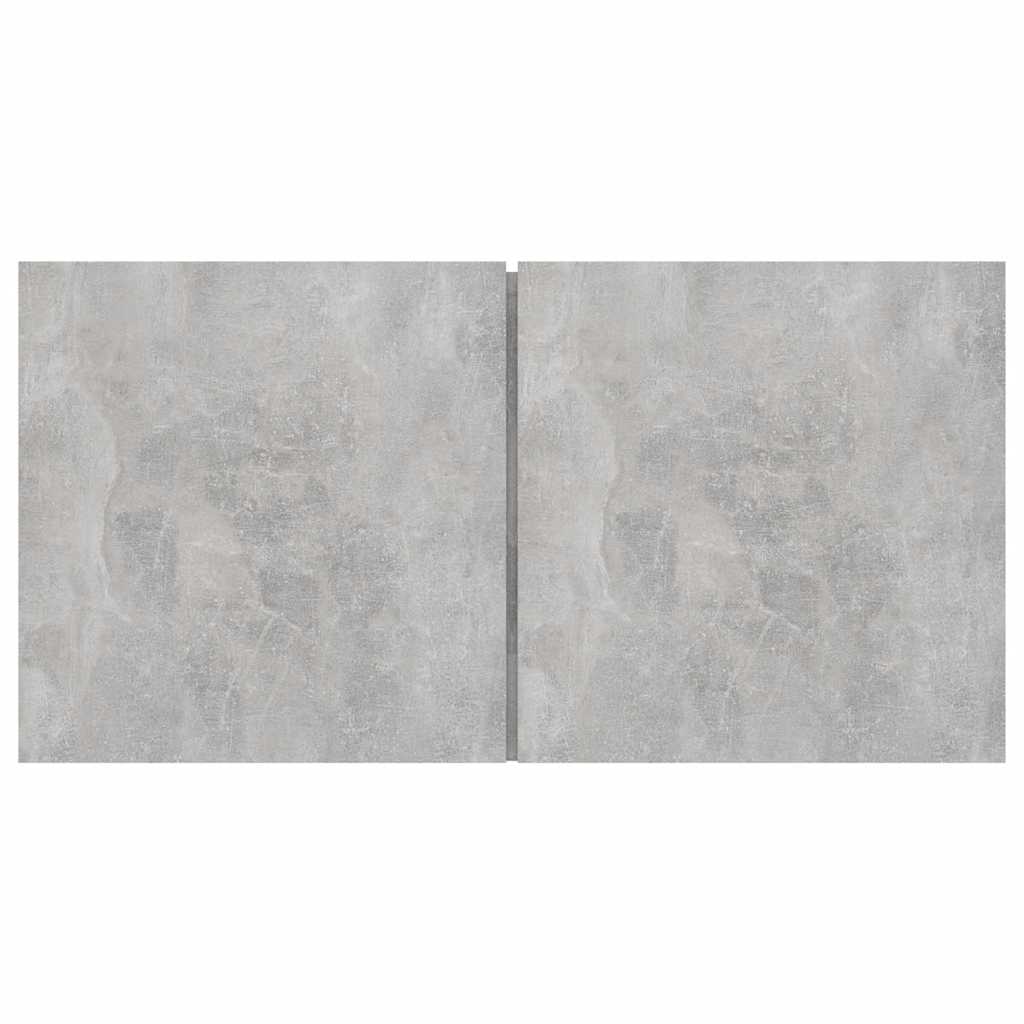 Vidaxl Szafki Wiszące Pod Tv 3 Szt., Szarość Betonu, 60X30X30 Cm