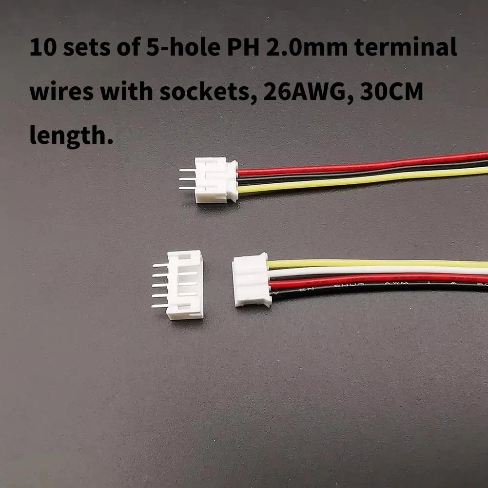 Компактный разъем жгута проводов с шагом PH2.0 мм, от 2P до 10P, с кабелем 26AWG для удобного подключения и отключения
