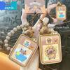 Capybara Huarong Road Puzzle Keychain: Cute Capybara Schoolbag Pendant and Small Gift