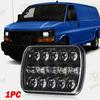 Светодиодная фара 5x7 7x6 дюймов ближний/дальний свет для GMC Savana 1500 2500 3500 фургон Safari
