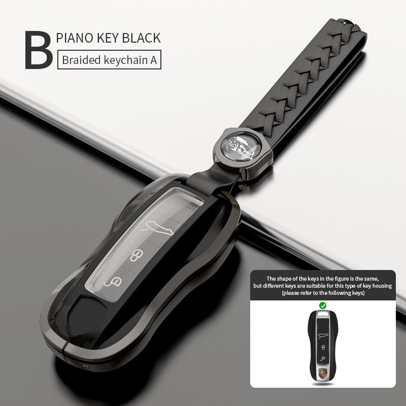 Porsche Key Shell: Compatible with 718, Cayenne, 911, Macan, Panamera Models