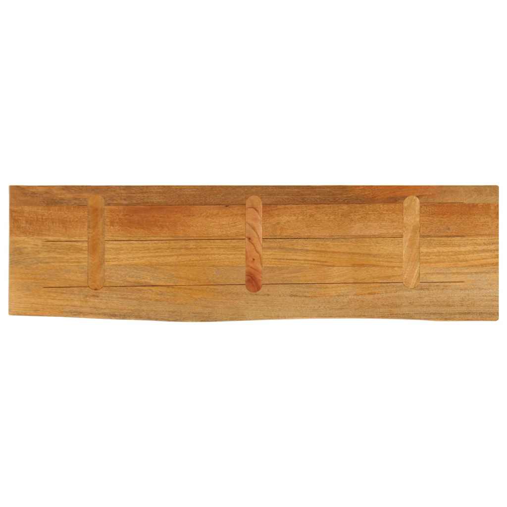 Vidaxl Blat Stołu Z Naturalną Krawędzią, 120X20X3,8 Cm, Drewno Mango