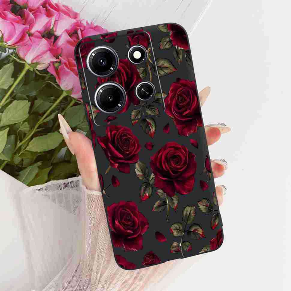 Чехол для телефона Infinix Note 30i X6716 Стильный окрашенный чехол для Infinix Note30i Note 30i Мягкий силиконовый ударопрочный чехол Fundas