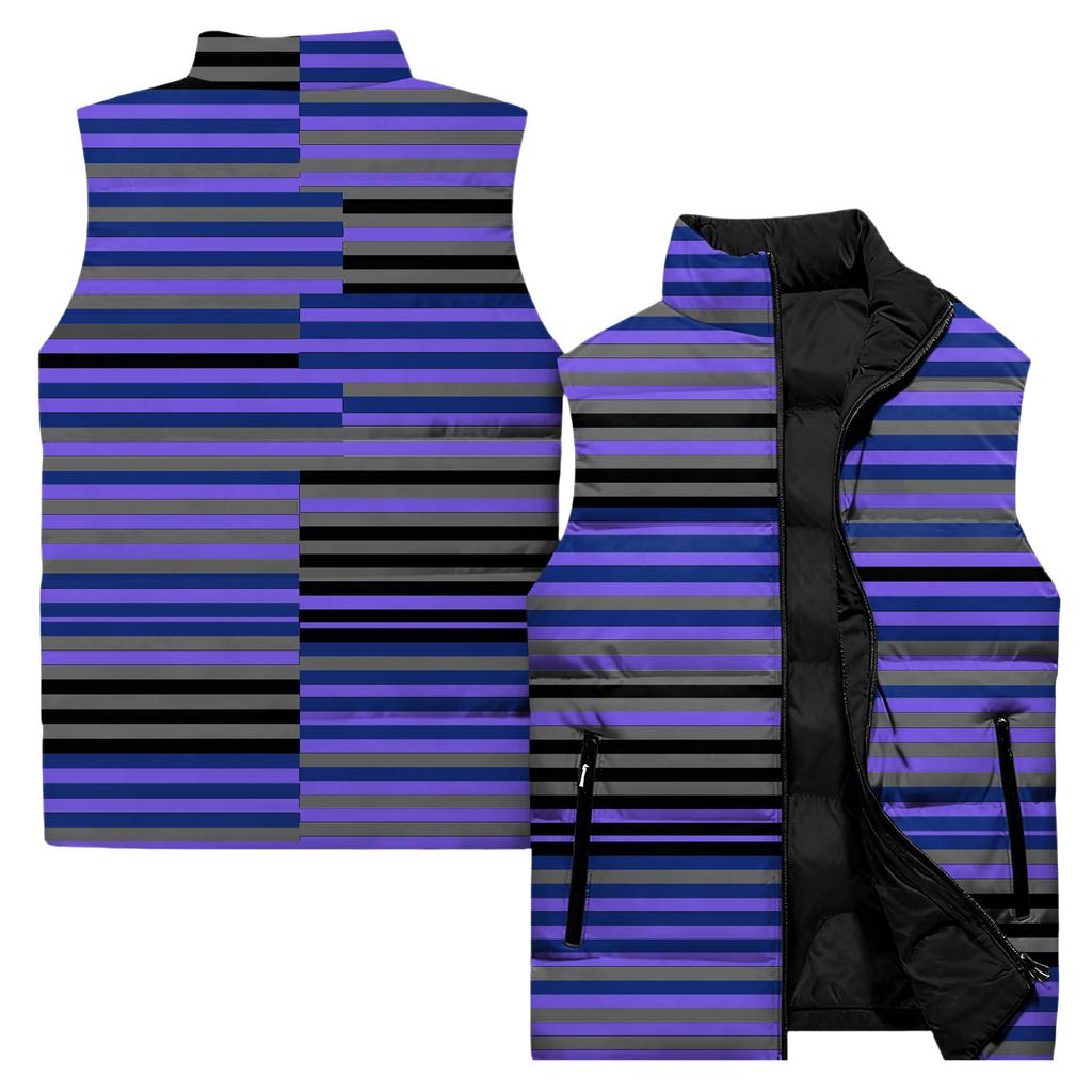 Ladies' Casual And Fashionable Sleeveless Vest Conventional Pattern Cotton Jacket