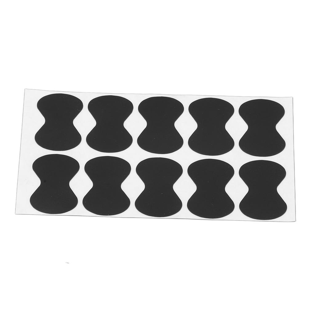 Медиаторы силиконовые противоскользящие наклейки с клейким слоем, аксессуары для музыкальных инструментов, черные