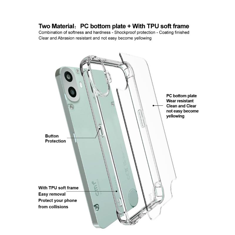 Чехол для телефона For Nothing CMF Phone 1 5G Standard Edition, ударопрочный мягкий чехол IMAK Space