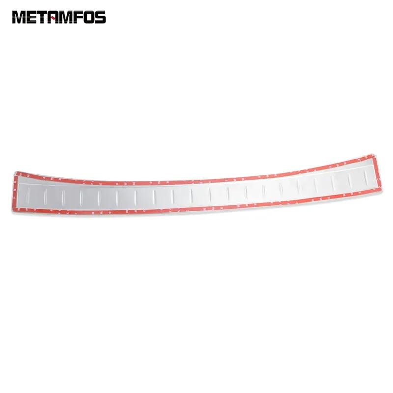 For Toyota Prius Hatchback Outer Rear Trunk Bumper Foot Plate Tail Door Sill Scuff Guard Plate Accessories