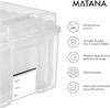Boîte de Rangement - MATANA - Organisateur de Photos - 600 Photos 5R - Étiquettes Incluses - Polyvalente