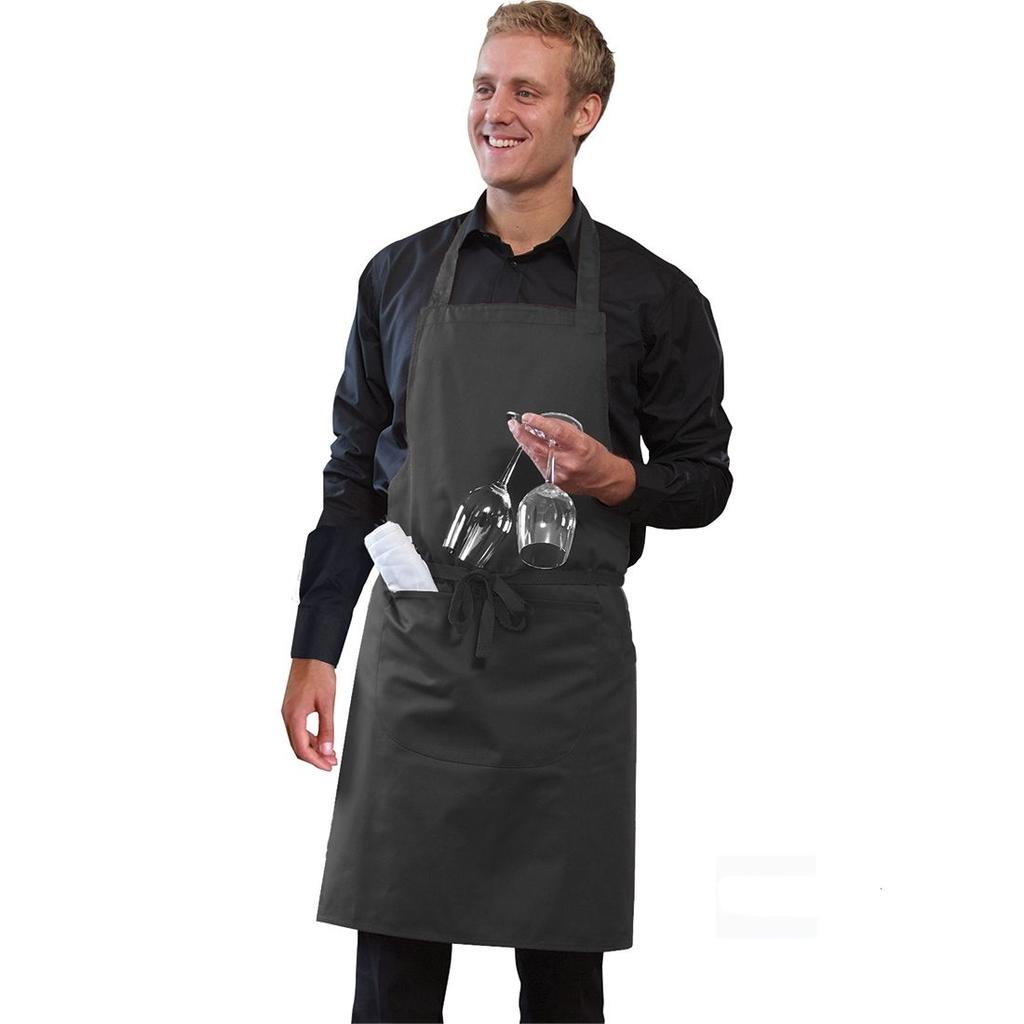 Dennys Adjustable Halter Bib Apron