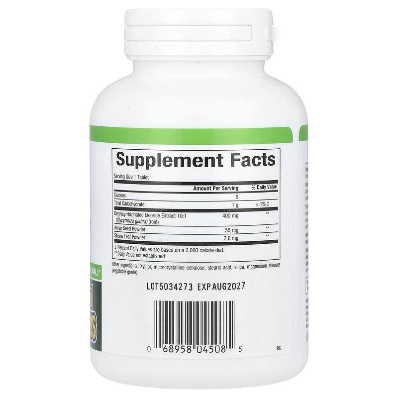 DGL, Deglycyrrhizinated Licorice Root Extract, 90 Chewable Tablets