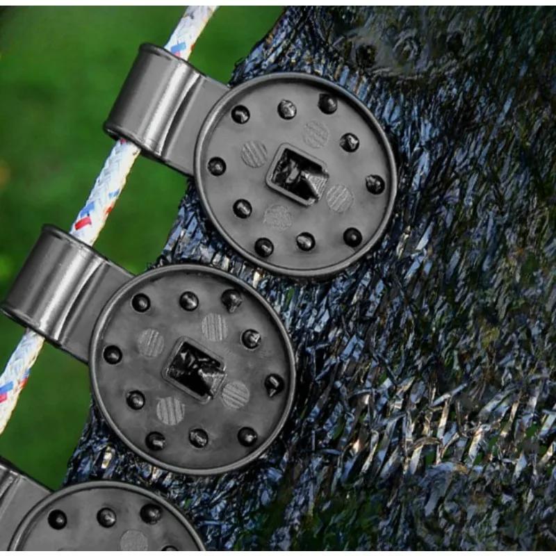 Специальный фиксирующий зажим для затеняющей сетки Затеняющая сетка Зажим-защелка Фиксирующая пряжка для затеняющей сетки Крючок для сетки Клипса для сетки Крючок Фиксатор Аксессуары для палатки