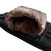 Men's Windproof Waterproof Leather Gloves Fleece Thermal Driving Gloves Touch Screen