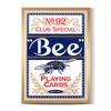 Bee American Imported High-End Guandan Texas WPT Competition-Specific Designated Playing Cards, Blue, 1 Deck