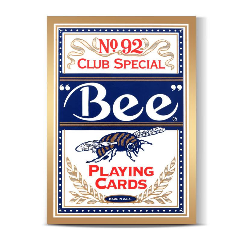 Bee American Imported High-End Guandan Texas WPT Competition-Specific Designated Playing Cards, Blue, 1 Deck