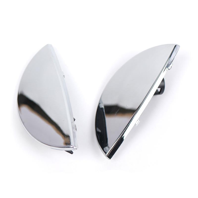 Chrome Headlight Washer Nozzle Cover Shell Caps Replacement for MINI Cooper R50 R52 R53 2001-2006 Front Left Right Bumper Headlamp Light Spray Cover