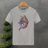 Luxury Brand Cat Head 100% Cotton High Quality Print Couple Tees Summer Harajuku For Men/Women Short Sleeve T-shirt Asian Size