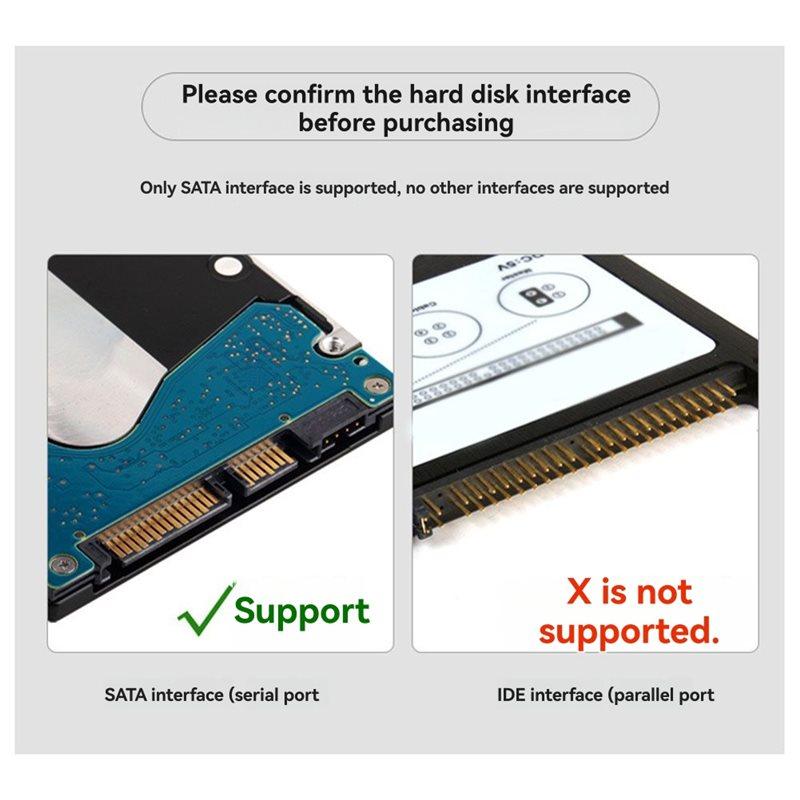 7 в 1 Док-станция для жестких дисков с двумя отсеками USB3.0 5 Гбит/с Type-C Док-станция для HDD для 2,5/3,5-дюймовых HDD/SSD Оффлайн клонирование Корпус Карта TF/SD