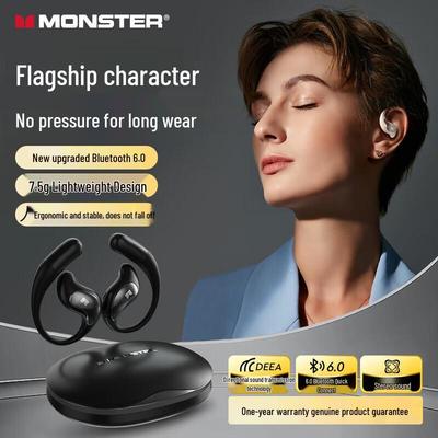 Спортивные наушники с открытым ухом и костной проводимостью Monster GT27