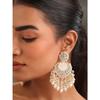 Серьги для женщин и девочек Кундан Чандбали | Серьги-подвески с бусинами, инкрустированными кунданом | Подарок на день рождения для девочек и женщин | Подарок на годовщину для жены