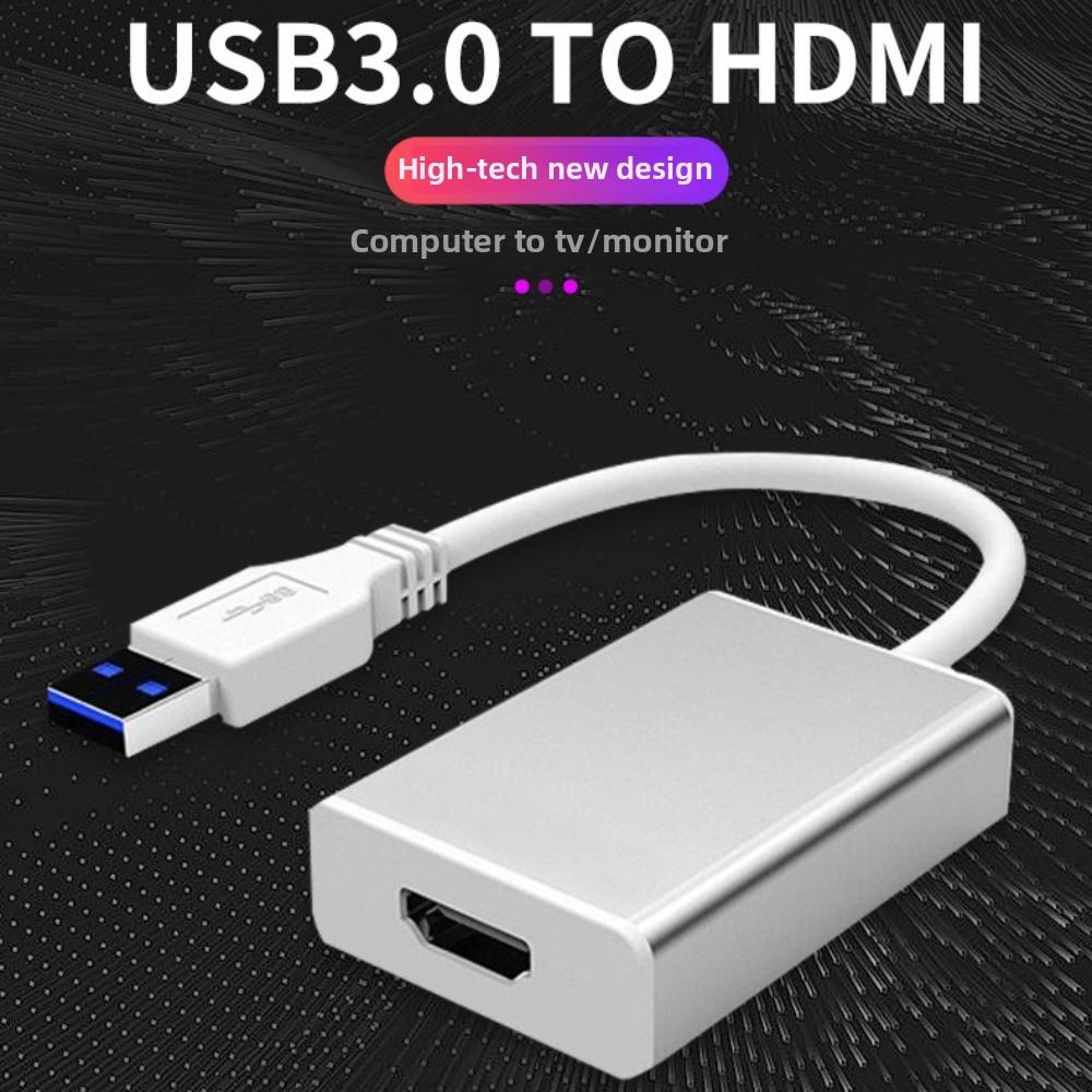 Адаптер USB 30 к HDMI с драйвером Конвертер 1080P HD для ПК к ТВ Ноутбук Монитор Проектор