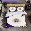 Anderlecht FC Themed Bedding 3Pcs Duvet Cover Set Decorative Bed Linen For Teen Room Home Decoration