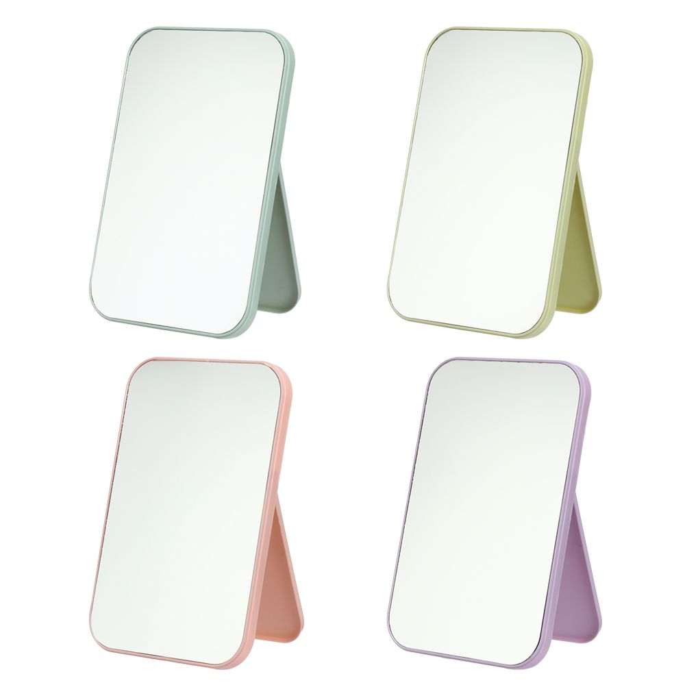 Женские/Девичьи Большие Зеркала Красоты в Скандинавском Стиле Портативные Квадратные Складное Зеркало для Макияжа Косметическое Зеркало
