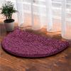Полукруглый нескользящий напольный коврик для ванной комнаты, пушистый меховой ковер, впитывающий коврик для ванной комнаты, противоскользящий коврик, кухонный коврик, коврик для пола