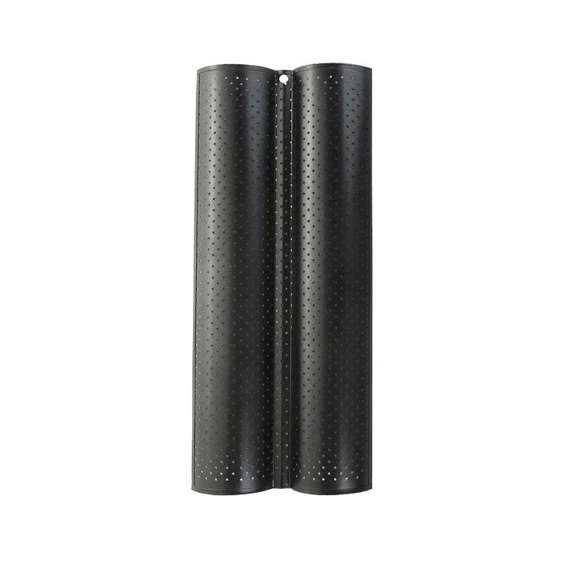 14.96x6.98x1.1 Inches 2 Waves French Bread Baking Tray Mold Loaf Tin Non-Stick Baguette Mould Cake Pan Pastry Tools