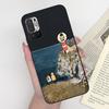 For Xiaomi Redmi Note 10 10T 11 SE 5G Case Pilot Cartoon Pattern Soft Silicone Back Cover For Xiaomi Poco M3 Pro 5G New Bumper