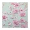 140cm*1 Yard 3D Flower Lace Fabric with Beads High Quality Embroidery Lace Fabric Handmade Clothing Sewing Fabric