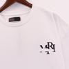 2024 New Amiri Starlight Embellished Printed Men's and Women's Casual T-Shirt Temperament Sports Short Sleeve T-Shirt