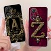 Чехол для Honor 50 NTH-AN00 NTH-NX9 Роскошный чехол с буквами-коронами Мягкий силиконовый чехол для телефона Для Honor 50 Pro Honor50 Задняя крышка Coque