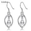 Женские серьги из медного сплава с цирконом Lindon - Серьги-подвески в подарок на свадебную вечеринку