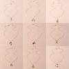 Trendy Christmas Necklace with Santa, Wreath, and Snowman Pendants