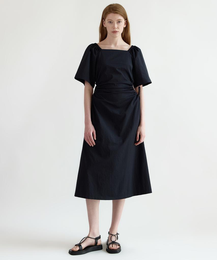 Платье Nevel Everywear с воланами_Черный