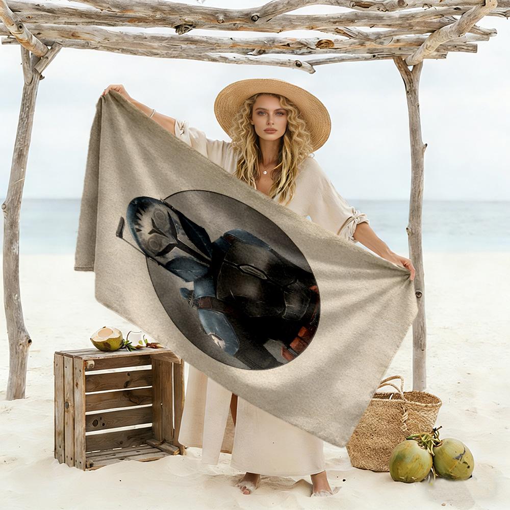 Star Wars Beach Towel Super Soft Microfiber Quickdry Fabric Comfortable Lightweight Suitable for Swimming, Gym, Camping, Yoga Vacation