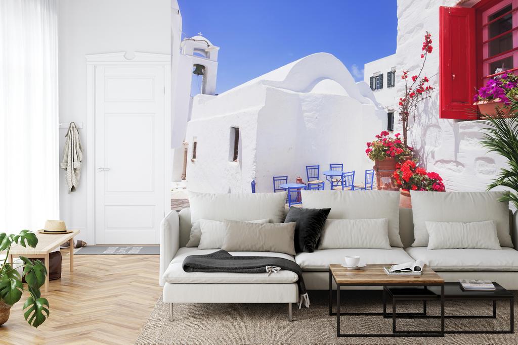 Photomural Greek Street Non-Woven 254x184