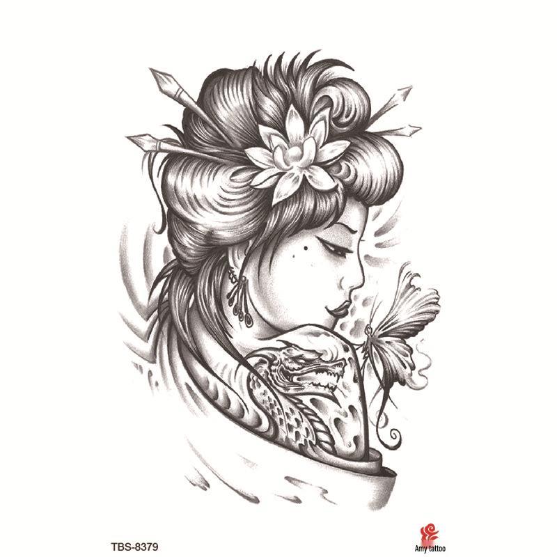 Набор маленьких водостойких тату-наклеек с тотемами и символами для предплечья