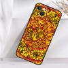 Чехол для телефона с русским узором «Хохлома» для iPhone 16 15 14 13 12 11 Pro Max Mini X XR XS Max 7 8 Plus, задняя крышка
