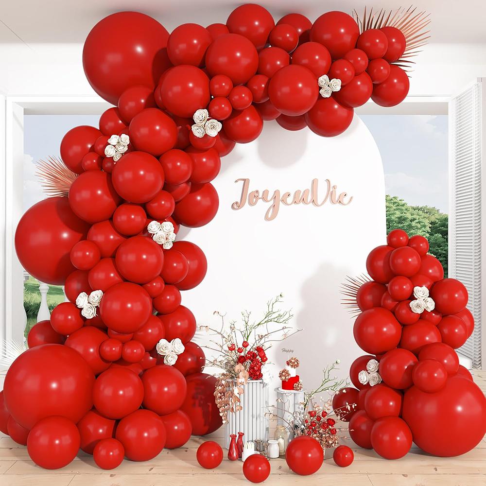 Valentine Day Themen Balloons Garland Red Balloon Arch Kit Wedding Anniversary Bridal Shower Birthday Party New Year Decoration