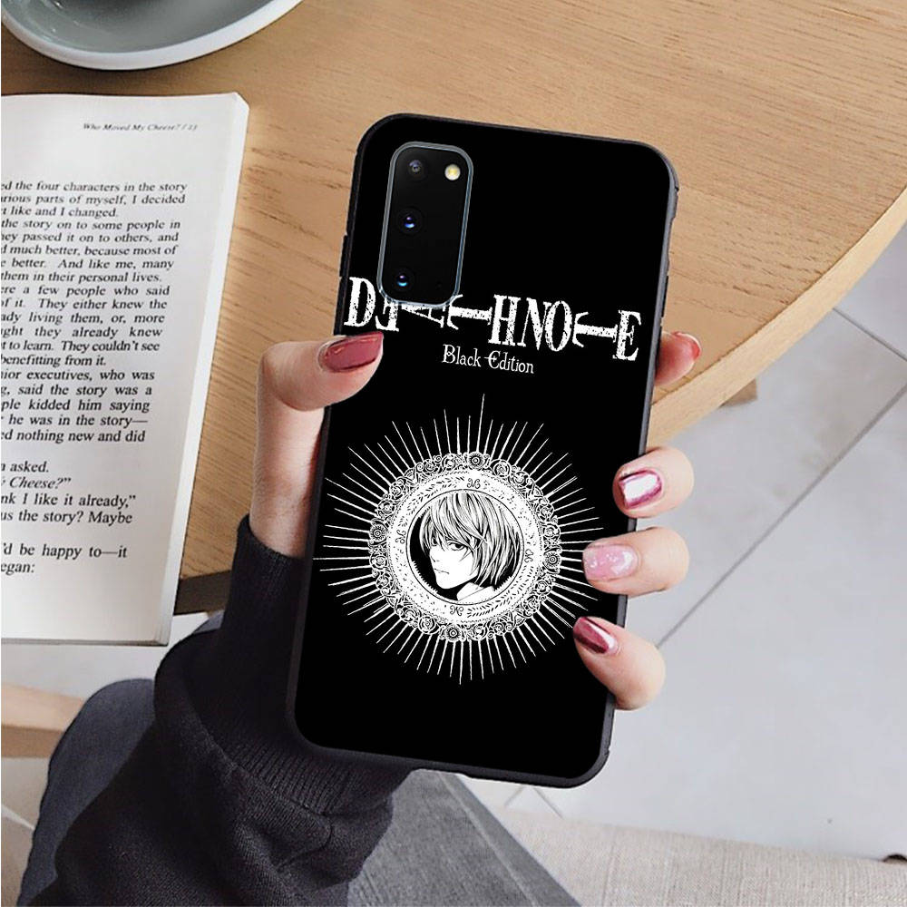 AD88 Death Note черный чехол для OPPO Reno 8 6 5 4 Pro Find X3 A17 A31 A38 A40 A53 A54 A55 A74 A76 A78 A77 A80 A94 A95 A96 Pro Sofe Cover