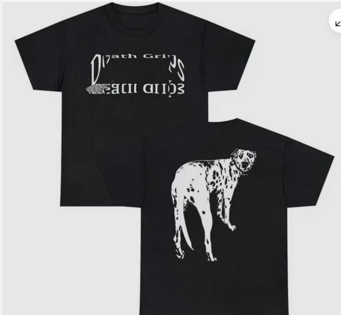 Hot DEATH GRIPS Dalmatian Black Tshirt Size S5XL