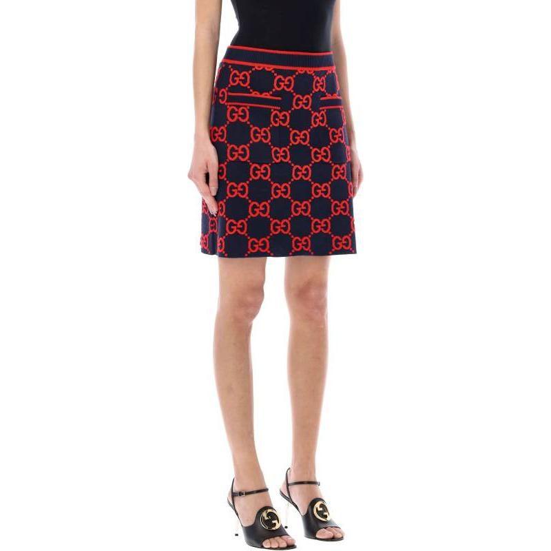 Gucci Шерстяная жаккардовая юбка 743320-XKC8X-4754