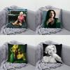 FEMME FATALE M-Mon L-Laferte Наволочка для декоративной подушки 45x45см 55x55см 30x30см Квадратная наволочка для автомобильной подушки Декор для спальни Подарок