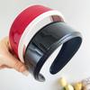 PROLY Новые Модные Аксессуары для Волос для Женщин Боковая Боковая Кожа PU Повязка на Голову Однотонный Тюрбан Летняя Винтажная Повязка на Голову для Взрослых