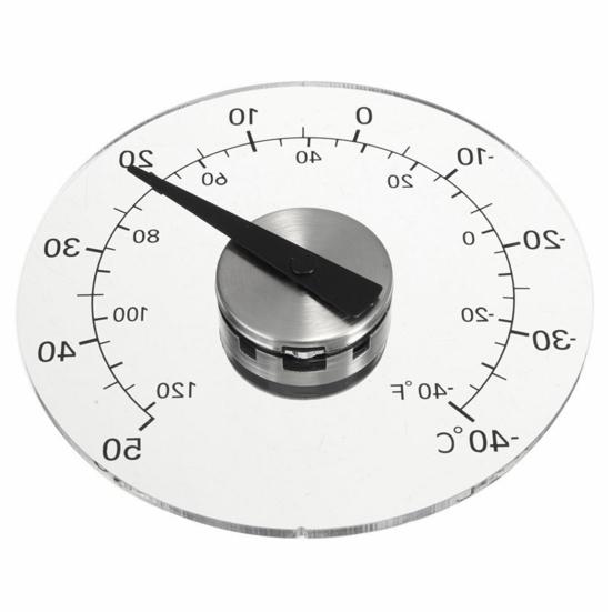 Уличный термометр, водонепроницаемый прозрачный акриловый точный термометр для теплиц, товары для дома