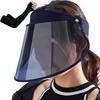 LUYULAKI Sun UV UPF for Sun Rain Wide Commuting Outdoor Excellent Suitable for Rain or Includes Arm Covers Women's Visor, Protection, 50+, Cycling,